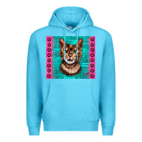 Ocean Blue Western Bengal Cat Premium Hoodie - LillyAllenDesigns