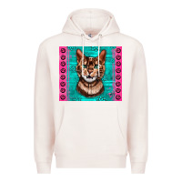 Pale Pink Western Bengal Cat Premium Hoodie - LillyAllenDesigns