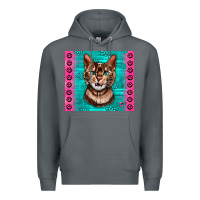 Rock Western Bengal Cat Premium Hoodie - LillyAllenDesigns