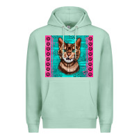 Seafoam Western Bengal Cat Premium Hoodie - LillyAllenDesigns