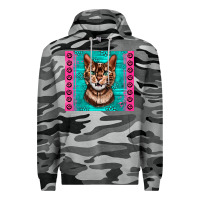 Slate Camo Western Bengal Cat Premium Hoodie - LillyAllenDesigns