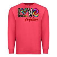 Cardinal love autism Premium Sweatshirt - CowhideDigitalArt