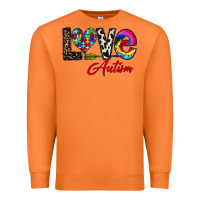 Carrot love autism Premium Sweatshirt - CowhideDigitalArt