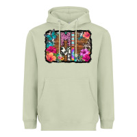 Matcha mimi floral background Heavyweight Hoodie - HRA Design Shop