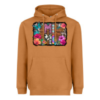 Meerkat mimi floral background Heavyweight Hoodie - HRA Design Shop