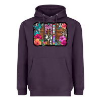 Plum mimi floral background Heavyweight Hoodie - HRA Design Shop