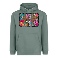 Sage mimi floral background Heavyweight Hoodie - HRA Design Shop