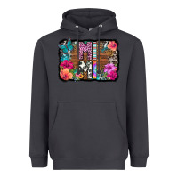 Smoke mimi floral background Heavyweight Hoodie - HRA Design Shop