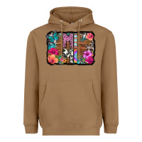 Toasted Coconut mimi floral background Heavyweight Hoodie - HRA Design Shop