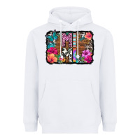 White mimi floral background Heavyweight Hoodie - HRA Design Shop