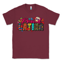 Burgundy proud latina Classic Tee - Zillion Design Studio