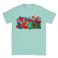 Seafoam proud latina Classic Tee - Zillion Design Studio
