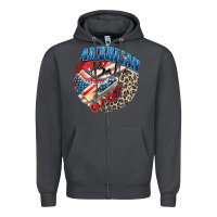 Smoke American babe Zipper Hoodie - Zillion Design Studio