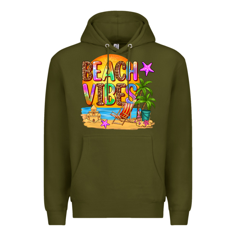 Beach Vibes Premium Hoodie by AdoDesignShop | Teevron