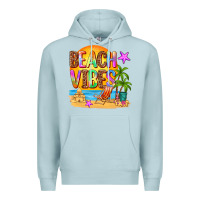 Blue Mist beach vibes Premium Hoodie - AdoDesignShop