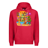 Cardinal beach vibes Premium Hoodie - AdoDesignShop