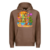 Chestnut beach vibes Premium Hoodie - AdoDesignShop