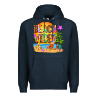 Navy beach vibes Premium Hoodie - AdoDesignShop