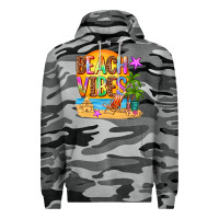 Slate Camo beach vibes Premium Hoodie - AdoDesignShop