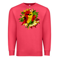 Cardinal juneteenth sunflower Premium Sweatshirt - HRA Design Shop