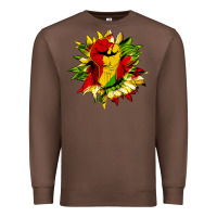 Chestnut juneteenth sunflower Premium Sweatshirt - HRA Design Shop
