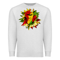Oatmeal Heather juneteenth sunflower Premium Sweatshirt - HRA Design Shop
