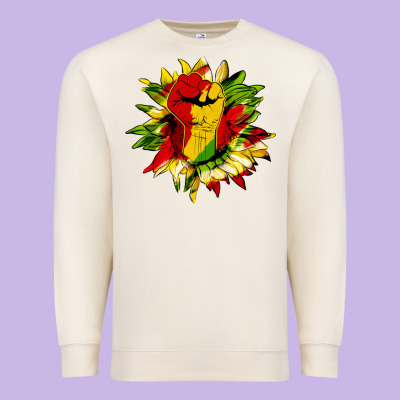 Juneteenth Sunflower Premium Sweatshirt Designed By Hra Design Shop