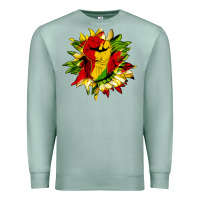 Seafoam juneteenth sunflower Premium Sweatshirt - HRA Design Shop