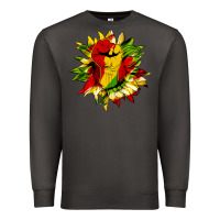 Smoke juneteenth sunflower Premium Sweatshirt - HRA Design Shop