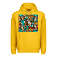 Lemon mustang horse western Premium Hoodie - LillyAllenDesigns