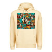 Pina Colada mustang horse western Premium Hoodie - LillyAllenDesigns