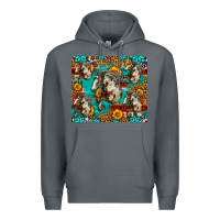 Rock mustang horse western Premium Hoodie - LillyAllenDesigns