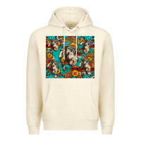 Sandshell mustang horse western Premium Hoodie - LillyAllenDesigns