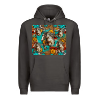 Smoke mustang horse western Premium Hoodie - LillyAllenDesigns