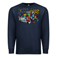 Navy love needs no words Premium Sweatshirt - CowhideDigitalArt