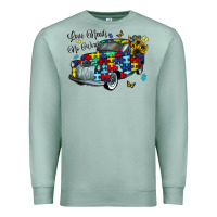 Seafoam love needs no words Premium Sweatshirt - CowhideDigitalArt
