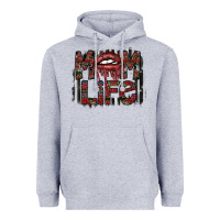 Heather Grey mom life Heavyweight Hoodie - SublimationCraftShop