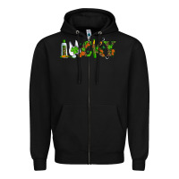 Black Dental Love St. Patricks Day Zipper Hoodie - RanaPortraitStore
