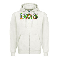 Oatmeal Heather Dental Love St. Patricks Day Zipper Hoodie - RanaPortraitStore