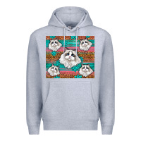 Heather Grey Western Ragdoll Cat Premium Hoodie - LillyAllenDesigns
