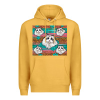 Mustard Western Ragdoll Cat Premium Hoodie - LillyAllenDesigns