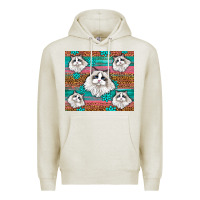 Oatmeal Heather Western Ragdoll Cat Premium Hoodie - LillyAllenDesigns