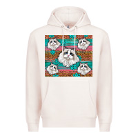 Pale Pink Western Ragdoll Cat Premium Hoodie - LillyAllenDesigns