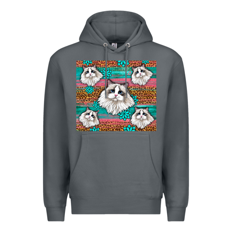 Western Ragdoll Cat Premium Hoodie by LillyAllenDesigns | Teevron