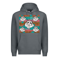 Rock Western Ragdoll Cat Premium Hoodie - LillyAllenDesigns