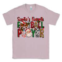 Lilac Santa's Favorite Football Player For Christmas Classic Tee - FaDigitalArtStudio