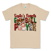 Mushroom Santa's Favorite Football Player For Christmas Classic Tee - FaDigitalArtStudio