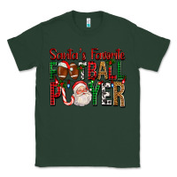 Sports Green Santa's Favorite Football Player For Christmas Classic Tee - FaDigitalArtStudio