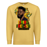 Antique Gold juneteenth living freeish since 1865 Premium Sweatshirt - HRA Design Shop