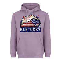 Lavender Kentucky 4th of July Heavyweight Hoodie - CowGirlArtShop